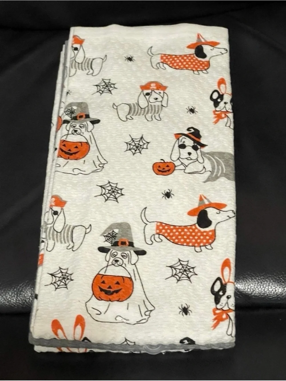 Martha Stewart Halloween Dogs Kitchen Towels (Set of 3)